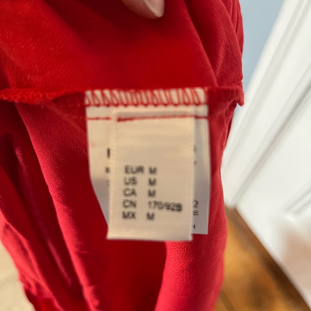 Red Ruffled Dress - Picture 5 of 5